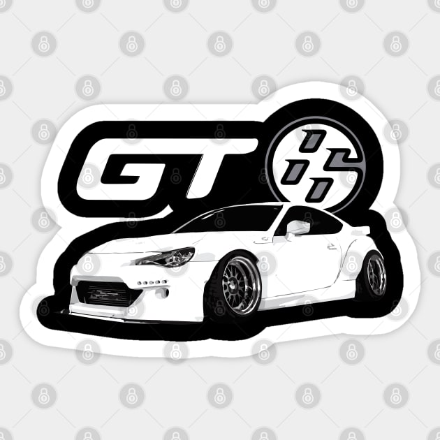 GT86 BRZ Stance Sticker by cowtown_cowboy